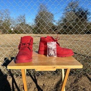 Red Timberland Boots